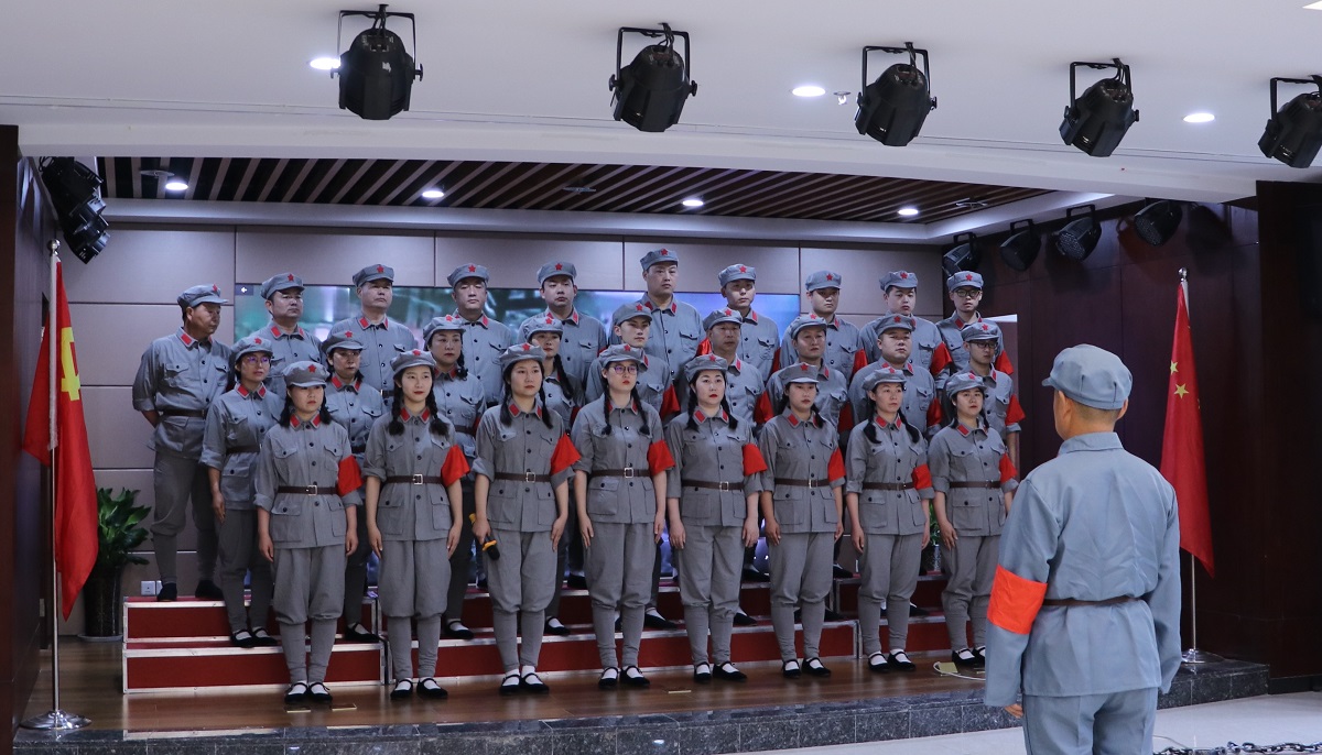 “唱响主旋律、歌声献给党”歌咏比赛